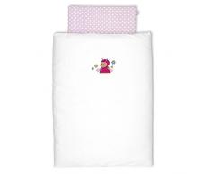 Sterntaler Literie pour Bébé, Oreiller et Couverture, Coccinelle Katharina, Âge : Dès la Naissance, Dimensions : 80 x 80 cm, Blanc