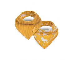 Jollein Bandana Bavoir Safari Ocher (2Pack), Bandana Bavoir Safari Ocher (2Pack), Bandana Bavoir Safari Ocher (2Pack), DE