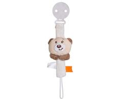 Bieco 10105603 Chaîne pour tétine Motif Bubu lourson