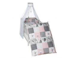 Roba Baumann Lit complet Rose 4 Pièces