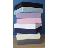 Family Bedding Drap 100% coton jersey 180 x 200 cm Lilas