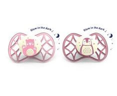Nuvita 7067 Air 55 Explorer - Lot de 2 Sucettes symétriques pour Bébé - Garanties sans BPA - Marque UE - Conçues en Italie