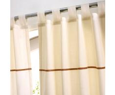 Izziwotnot - Rideaux à pattes Cream Gift - 132 x 163 cm