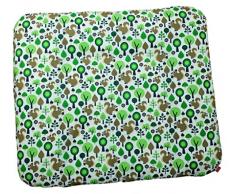 Ideenreich 2314 Housse de matelas à langer antidérapant, écureuil, vert