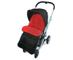 Chancelière/Cosy orteils Compatible avec Babystyle Poussette Rouge feu