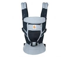 Porte Bebe pour Nouveau-né Ergonomique et Physiologique, Chambray Adapt 3-Positions Dorsale et Ventral