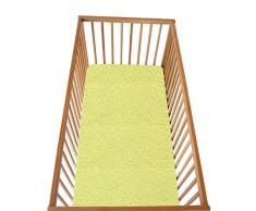 cosing 335–121–02 2 en 1 Éponge Drap Housse et protection imperméable MATELAS POUR LIT dEnfant Jaune