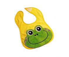 dBb Remond Bavoir Eponge Motif - Grenouille - 29,5 x 21 cm