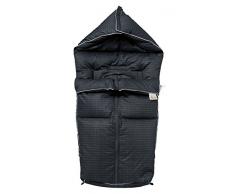 ARO Artländer 86853 Chancelière en duvet Capuche lutin Noir à pois