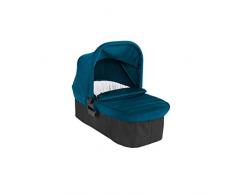 Baby Jogger nacelle pliable pour poussettes simples City Mini 2 et City Mini GT2, 0-6 mois (9 kg), mystique (noir/turquoise)