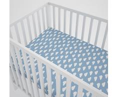 Drap-housse pour lit bébé 60 x 120 cm