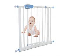 Sotech - Barrière de sécurité,Barrière extensible pour bébé,Barrière de Sécurité pour Bébé,Barriere ajustable pour porte,Barrière extensible chien,extension de 81 à 94 cm,Blanc