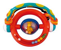 BIECO 41014358 hochet rock « n » roll girafe anneau Aktivity hochet avec de multiples fonctions, anneau de préhension avec hochet pour les bébés et les enfants en bas âge de 9 m +, multicolore