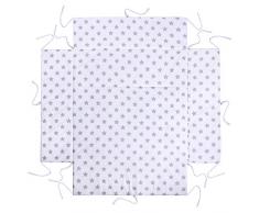 Lulando Tapis de Parc pour Enfants Stable/Sûr Protège contre Chocs Côtés Hauts Doux/Chaud Résistant à Déformation Remplissage Antiallergique Certification Oeko-Tex Fabriqué UE