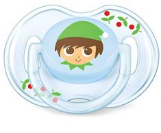 Philips Avent SCF169/43 Sucette classique orthodontique pour bébé, en silicone, multicolore, 6 mois