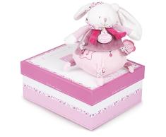 Doudou et Compagnie Cerise Boîte à Musique Rose