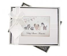 White Cotton Cards ST1S Album photo Motif animaux mignons