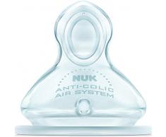 Nuk - 710015 - Lot de 2 Tétines First Choice, Taille L (bouillie 6/18 mois)