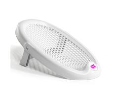 OKBABY Jelly - Transat de Bain Pliant, Doux et Confortable pour le Bain des Nouveaux-nés 0-8 Mois (8 kg) - Blanc