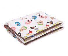 Pepi Leti 685843716679 Couverture pour bébé Motif déguisements Marron 100 x 75 cm