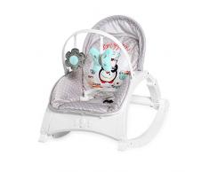 Lorelli Transat Balancelle pour Bébé Enjoy Gris 4 Unité