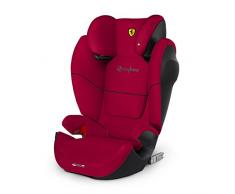 CYBEX Silver Siège Auto Solution M-Fix SL Scuderia Ferrari, Adapté aux Voitures Avec ou Sans Isofix, Groupes 2/3 (15-36 kg), De 3 Ans à 12 Ans Environ, Racing Red