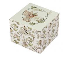 TROUSSELIER - Fée des Fleurs - Flower Fairies - Boîte à Bijoux Musicale - Idéal Cadeau Jeune Fille - Musique Beau Danube Bleu - Colori Ivoire