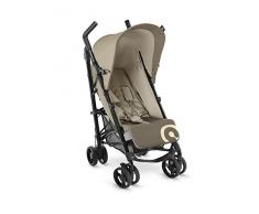 Concord Poussette Canne Quix Équipée dune Capote Anti-Pluie Almond Beige