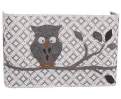 Taftan Applique murale rectangulaire Hibou gris - Gris