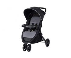 Safety 1st Urban Trek Poussette 3 Roues, Multi-positions, Pliage Facile, Grand Panier et Habillage Pluie, Black Chic