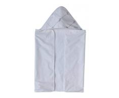 Nicolientje Serviette de bain à capuche multicouche (Beige, 90 x 120 cm)