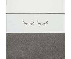 Meyco Lot 414051 Grand drap plat Sleepy Eyes, 100 x 150 cm, GRIS