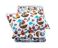 Pepi Leti 685843715528 Pirates Parure de lit pour enfant Multicolore