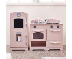Teamson Kids Cuisine 2 Pièces Rose Cottage Multicolore