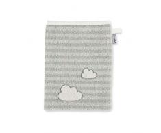 Sterntaler Gant de Toilette Mouton Stanley, Taille : 21 x 15 cm, Gris