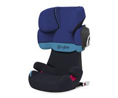 CYBEX Silver Siège Auto Solution X2-Fix, Adapté aux Voitures Avec ou Sans Isofix, Groupes 2/3 (15-36 kg), De 3 Ans à 12 Ans Environ, Blue Moon