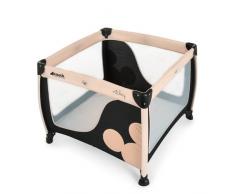 Hauck / Lit Parapluie Play N Relax SQ / inclus matelas et sac de transport / 120 x 60 cm / dès la naissance / portable et pliable, Mickey Classic (Noir Beige)