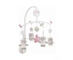 BIECO Musique Mobile Baby Design ourson Cosmo | Ø 33 cm, hauteur 55 cm | aide bébé à endormir | Jouet pour bébé | Mobile Baby Musique | Baby Toys 0-6 Months | Jeu de la Melodie LaLeLu