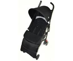 Chancelière/Cosy orteils Compatible avec UPPAbaby G-luxe Poussette Black Jack