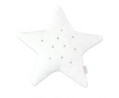 BEMINI - Coussin spécial bébé et/ou enfant - en forme détoile Ecru 30 cm - Ultra moelleux