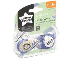 Tommee Tippee Closer to Nature Sucettes, 6-18 mois, 2 paquets (modèle assorti)
