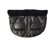 7 AM Enfant Duo Double Stroller Cover – Metallic Gray (Silver), Chancelière Poussette Double