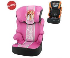 Mycarsit Siège Enfant Befix Groupe 2/3 avec Protection Latérale 4 Étoiles ADAC Fabriqué en France Barbie
