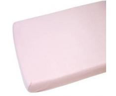 Drap housse 100% coton jersey rose 140 x 70 cm