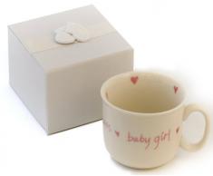 Kitted Out - BC360P - My Christening (mon baptême) - Tasse pour Bébé avec une poignée dans une boîte souvenir - Rose