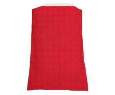 mundo melocotón Housse de Couette en Mousseline 1 Personne Rouge