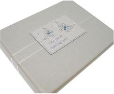 White Cotton Cards Grandmas Butterfly Boasting Book - Album photo - Bleu