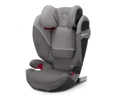 CYBEX Gold Siège Auto Solution S-Fix, Adapté aux Voitures Avec ou Sans Isofix, Groupes 2/3 (15-36 kg), De 3 Ans à 12 Ans environ, Soho Grey