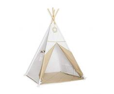 Fun with mum TEE-MAT-SCA-WHI Tipi Set tapis de sol Multicolore