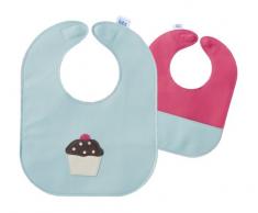 Bavoir en cuir Cupcake